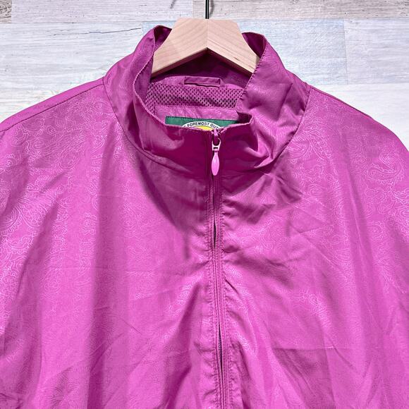 Cabelas Windbreaker Tracksuit Jacket Pants Pink Mesh Lined Womens Plus Size 2XL - Picture 3 of 11